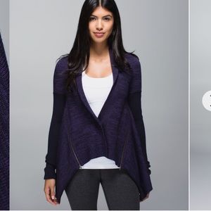 Lululemon Wrap It Up Sweater Black Grape 6